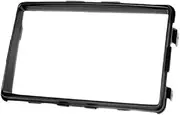 Rynplex Double Din Audio Fascia Radio CD GPS DVD Stereo CD Panel Dash Mount Installation Trim Kit Frame, for SSANG Yong, for Rexton 2013 On Auto Radio Mounting Frame