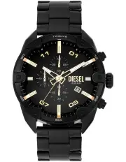 [Diesel] Spiked DZ4644 Chronograph Watch in Black