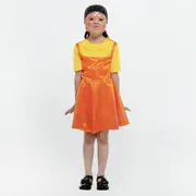 Halloween Robot Doll Girl Kids Costume-Large