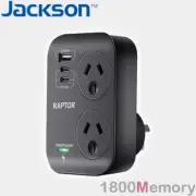Jackson Raptor 2 Way Surge Protector Power Board 30W PD 2x USB-C QC USB-A