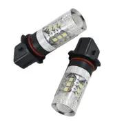2Pcs 6000k White PSX26W Fog Light LED Bulb New Fit For Chevrolet Tahoe 16-17 (for: Chevrolet)