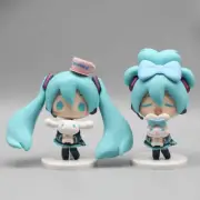 Cute Anime Hatsune Miku X Cinnamoroll Figure Anime Collectible Models Decoration