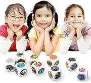 Story Dice for Kids - 9X Storytelling Cubes,Imaginative Play, Unlimited Stories Combination, 54 Fun Family Game for Kids and Adults