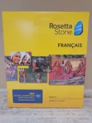NEW Rosetta Stone French Francais Version 4 Level 1-5 Totale New Windows Mac OSX