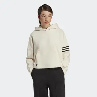 【adidas 愛迪達】運動服 連帽上衣 女上衣 HOODIE(IB5921)