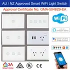 AU Approved Smart WiFi Light Switch Dimmer GPO Fan Switch for Google Home Alexa