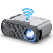 Mini Projector with WiFi, Portable Projector for Home Theater, 1080P Supporte...