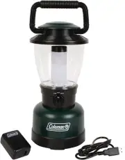 Authentic Coleman Lantern Rugged Rechargeable (Lithium Ion) included 300 Lumens