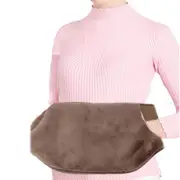 Hot Water Bottle Bag with Warm Plush Waist Cover Belt Warmer Waist