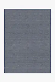 150' x 215' | Machine Washable Runner Rug | Kid & Pet Friendly | Indoor Rug | Tillie Solid Soft Navy Re-Jute Rug | Ruggable