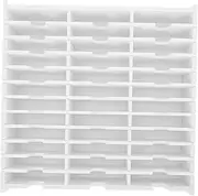 Alipis CD Storage Case Multi Grid Organizer for and DVDs Material Compact Design for Home Office and CD Store and Keeps Your Collection Organized