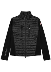 Moncler Grenoble Day-Namic Quilted Shell and Stretch-jersey Jacket - Black - L L