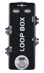 YMUZE Mini Loop Box Guitar Effect Pedal with Channel Selection True Bypass