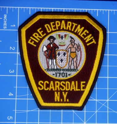 Scarsdale NEW YORK Fire Department patch