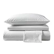 , King Size Bed Sheets Set, 4 Piece Bedding, 415 Thread Count, Breathable & C...