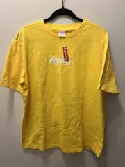 BNWT SUPREME BOX LOGO YELLOW BANDANA S/S SHIRT SIZE XL KERMIT MAX SCREW MAFIA
