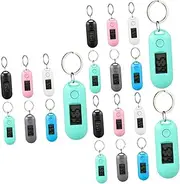 [jojofuny] Electronic Watch Keychain Pocket Watch Retractable Digital Watch Mini Watch Demagnetizer Waterproof Watch Carabiner Watch Fob Watch Lanyard Portable Plastic