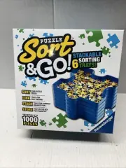 Ravensburger Sort And Go Sorting Trays 6 Trays Holds 1000 Pieces New Factory Sea