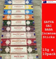 Nag Champa Incense Sticks 15g x 10Pack Home Fragrance Scents Party Satya Incense