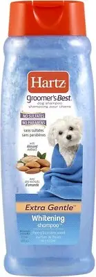 Hartz Groomer's Best Whitening Dog Shampoo, 18 Ounce Bottle 18 oz, WHITENING