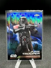 Purge Trooper 2024 Topps Star Wars Chrome Skywalker Blue #82 039/150