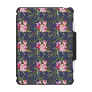 iPad Pro 11-inch (3rd/4th gen) Impact Folio Case Watercolor botanic navy blue pink green peonies floral