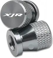 2PCS Motorcycle Aluminum Alloy Tire Wheel Parts Valve Stem Caps Cover XJR1300 XJR1200 XJR 1200 1300 Accessories(Titanium)
