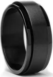 Stainless Steel Spinner Ring Size 12 Unisex Stress Relieving New 2605