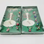 12 Wine And Beverage Charms Christmas Themed Snowmen