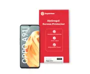 Oppo A91 Compatible Hydrogel Screen Protector Full Cover [2 Pack] - (2 X Front + 2 X Back) Protector