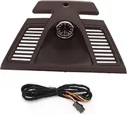 XTevu Dash Clock Cover, Instrument Panel Trim, Compatible with Panamera 2010‑2016, 970 552 151 01 OL7, Stopwatch Mount Replacement (濃い赤のインストラム)