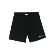 [Alexander Mcqueen] Alexander Mcqueen Logo-embroidered Swim Shorts L BLACK