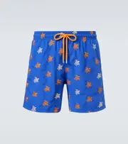 [Vilebrequin] Vilebrequin Mistral embroidered swim trunks UK 34 blue