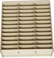 Strong Load-Bearing Wooden Phone Box Multi-Grid Cell Phone Organizer Simple Elegant for Office School