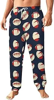 [Generic] Men's Sweatpants, Retro Rugby and Whistle-1, Polyester Joggers, Sweatpants Jogging Pants for Workout Running