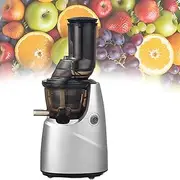 Slow Juicer, Powerful Masticating Juice with 800Ml Plastic Jug, Electric Juicer 86MM Large Diameter Feeding Chute, Cold Press Juicers for Delicate Crushing Without Filtering A