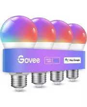 New Govee Smart Light Bulbs, Color Changing Light Bulb, Work with Alexa&Google