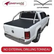 VW Amarok - Dual Cab Tonneau Cover - Clip On