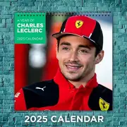 Charles Leclerc 2025 Formula 1 Calendar, 12-Month Racing Wall Calendar