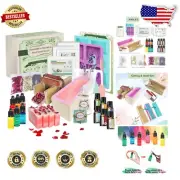 Natural Soap Making Set - 4 lbs Glycerin Base & Stunning Molds for Personal Use
