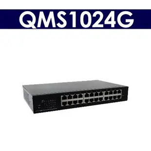 【全新,含稅可開統編】QNO(俠諾) QMS1024G 24埠 GIGA 網管型交換器