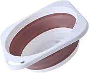 BESTYASH Portable Folding Wash Basin Multi Use Collapsible Face Wash Bath Basin for Kitchen Outdoor and Camping Lightweight Space Saving Durable Design