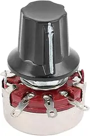 Rotary (Control electrical) Taper Single Carbon Composition Potentiometer WTH118 680K Ohm 2W (14ry747qf618) w Knob