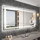 800/900/1200MM Large Fogless LED Bathroom Mirror Gradient Lighted Vanity Mirror