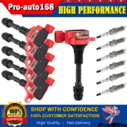 6 Ignition Coil + 6 Spark Plug For Nissan Altima Maxima Quest Murano 3.5L UF349