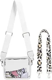 Clear Stadium Event Bag, Clear Bag, PVC Concert Bag | Days of Daypack with Adjustable Shoulder for Concert Sports Festivals