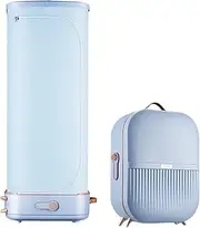 Portable Folding Clothes Dryer, Fully Automatic Clothes Dryer Care Machine, Household Electric Steam Ironing Machine, 0-180 Minute Timer, Capacity 10kg