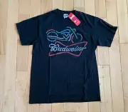 Junk Food Tees Black Budweiser T-Shirt Size Small - NEW