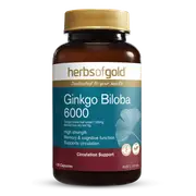 Herbs of Gold Ginkgo Biloba 6000 120c