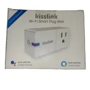 Kisslink Wifi Smart Plug Mini Control & Schedule App SM-PW702U Works Alexa Googl